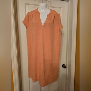 Wonderly Coral Textured Dress Size XL